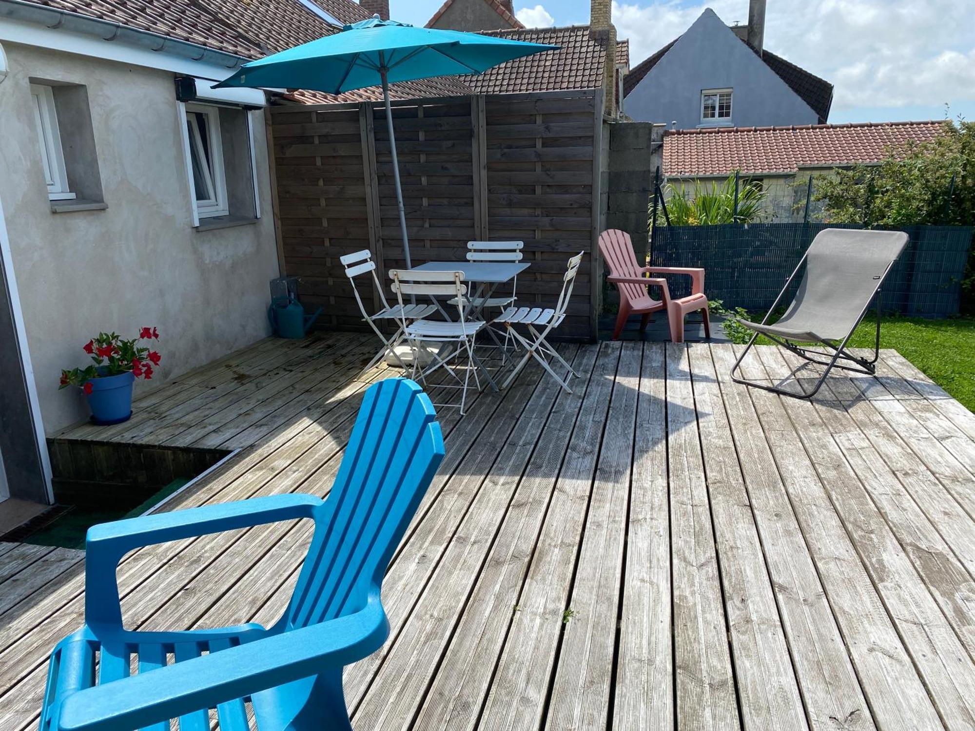 Maison De Village Avec Jardin 15Mn Des Plages, Wifi, 2 Chambres, Jardin Hesdin-lʼAbbé المظهر الخارجي الصورة