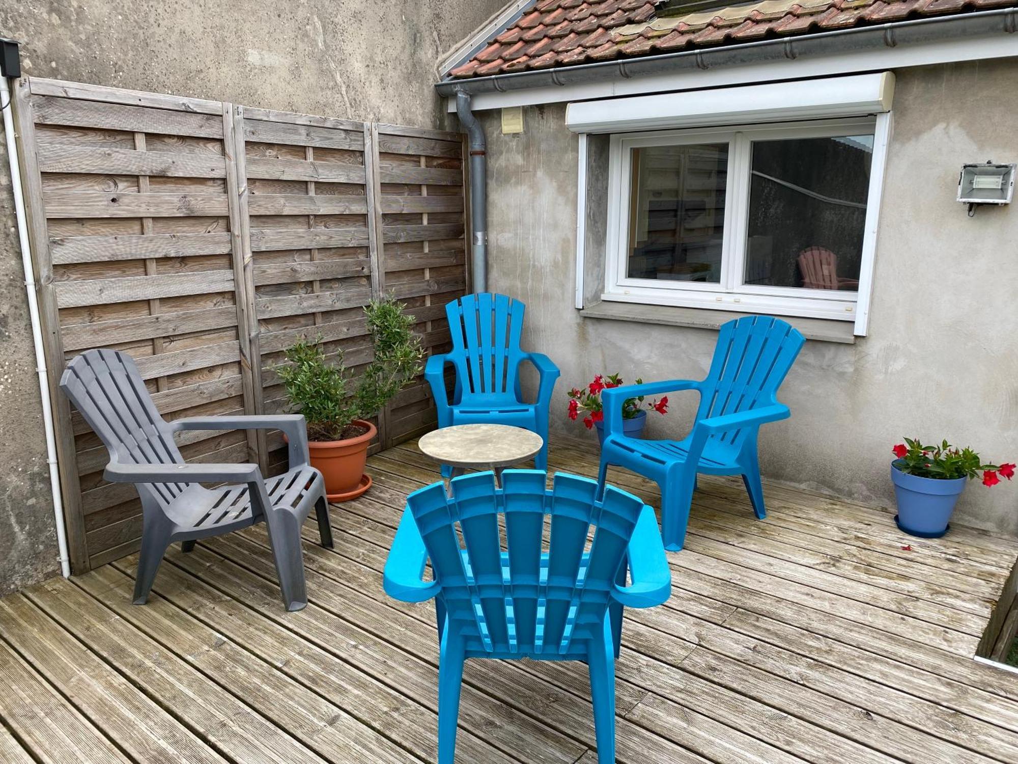 Maison De Village Avec Jardin 15Mn Des Plages, Wifi, 2 Chambres, Jardin Hesdin-lʼAbbé المظهر الخارجي الصورة